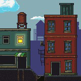 Pixel Art Town Tileset