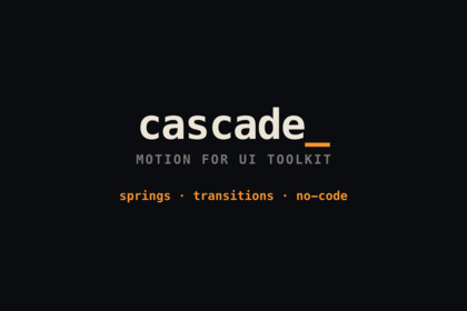 Cascade - UI Toolkit Animation, Tweens & Transitions