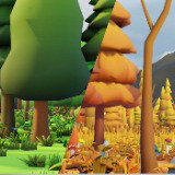 Low Poly Seasonal Forest Biome 2 by IGS