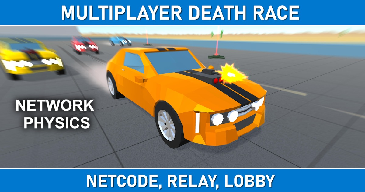 Unity Netcode Relay Logo Multiplayer Racing Template (Netcode, Lobby, Relay) | Packs | Unity ...
