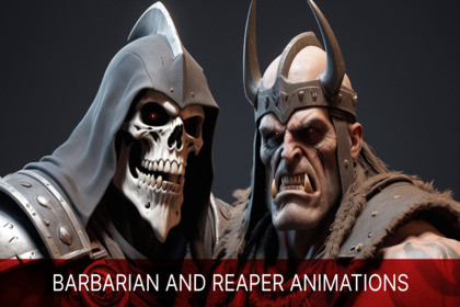 Barbarian And Reaper Animations