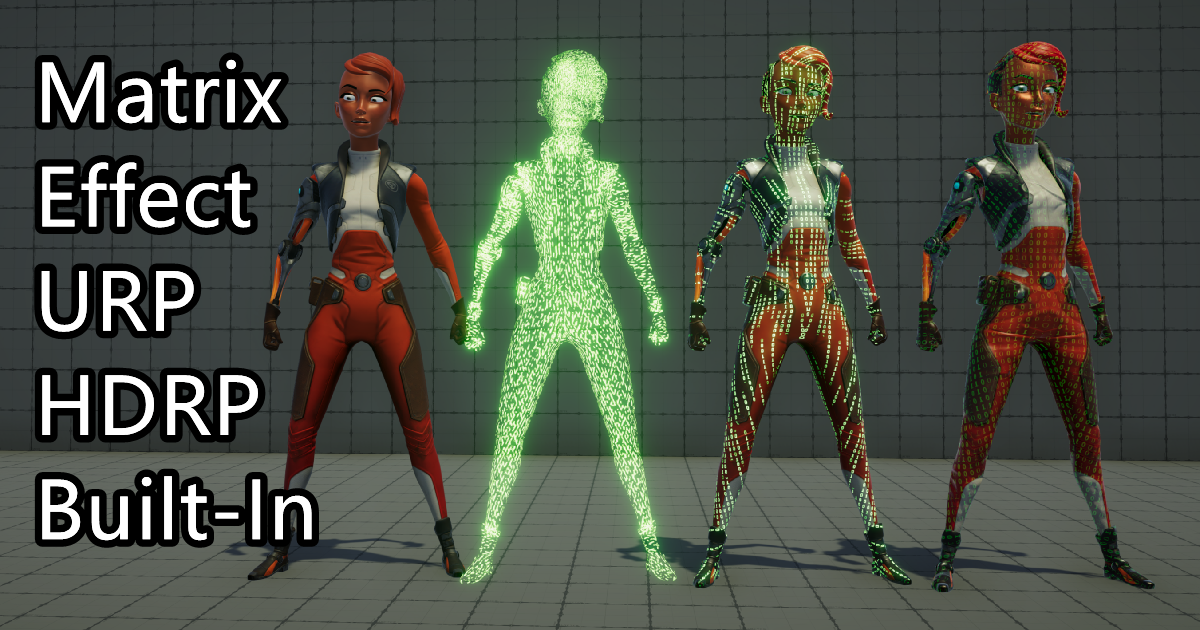 Matrix Effect | VFX Shaders | Unity Asset Store