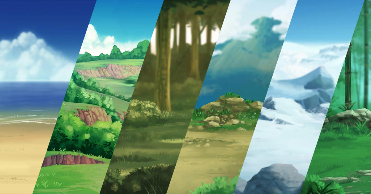 Unity Abstract Visuals Massive Parallax Background Pack - 12 Total | 2D Textures & Materials ...