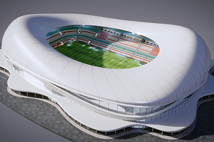 Modular American Football Stadium 3d Environment - Exterior, Interior, Props