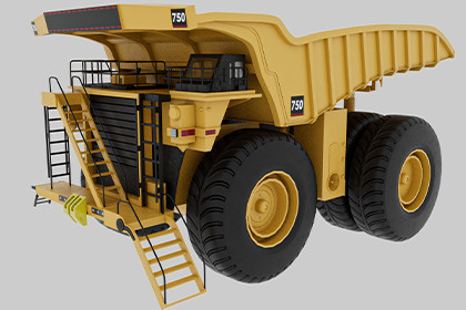 Mining Dump Truck 01 HDRP URP Textures