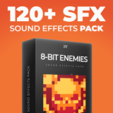 8-Bit Enemies SFX Pack - Attacks, Hits, Alerts, Deaths, Movement Monsters Sounds