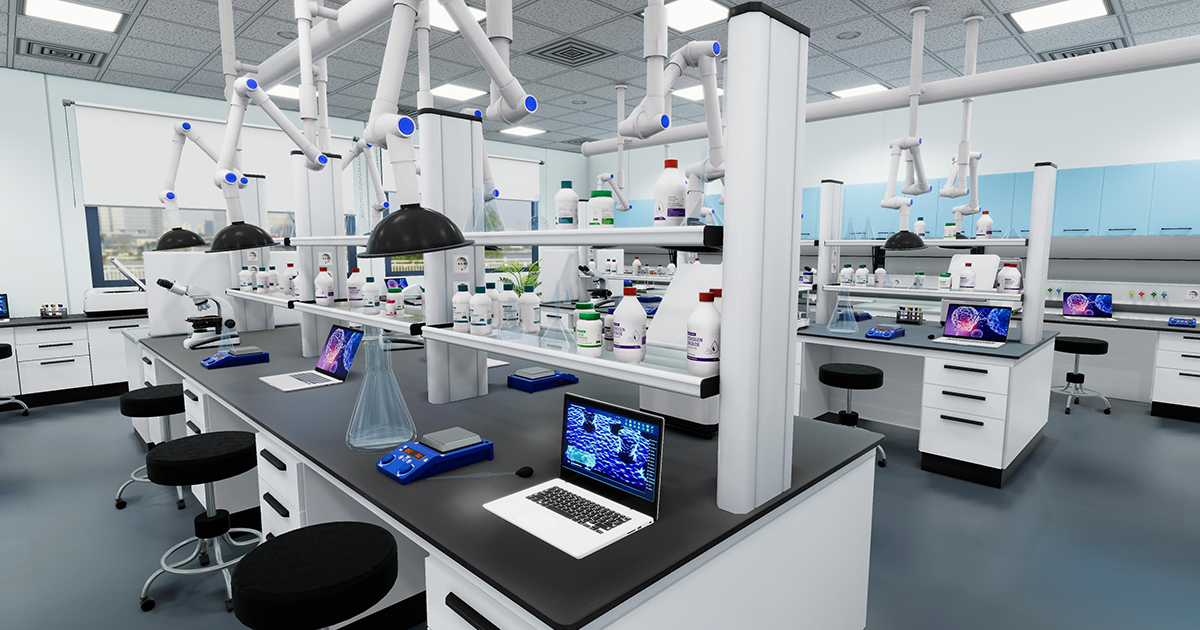 Modular Laboratory Interior | 3D Environments | Unity Asset Store