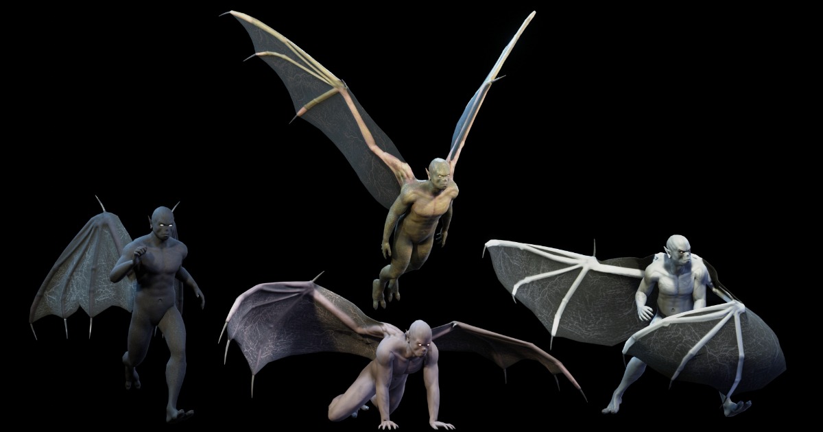 Monster Bat1 | 3D Creatures | Unity Asset Store