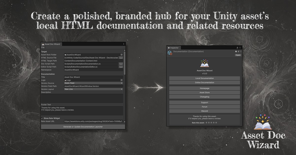 Asset Doc Wizard | Utilities Tools | Unity Asset Store