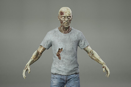 Zombie man