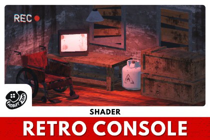 Retro Console 3D Graphics
