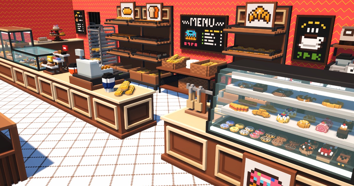 Voxel - Bakery | 3D Interior | Unity Asset Store
