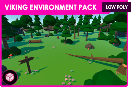 Viking Environment Pack – Stylized Low Poly