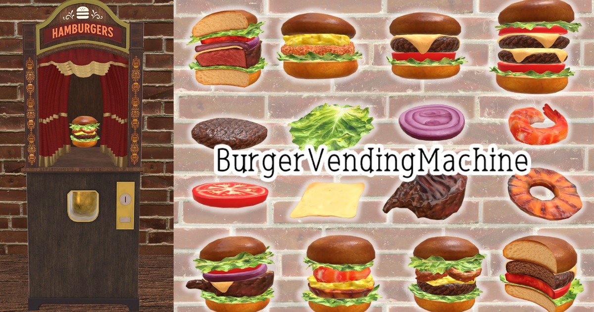 BurgerVendingMachine | 3D Food | Unity Asset Store