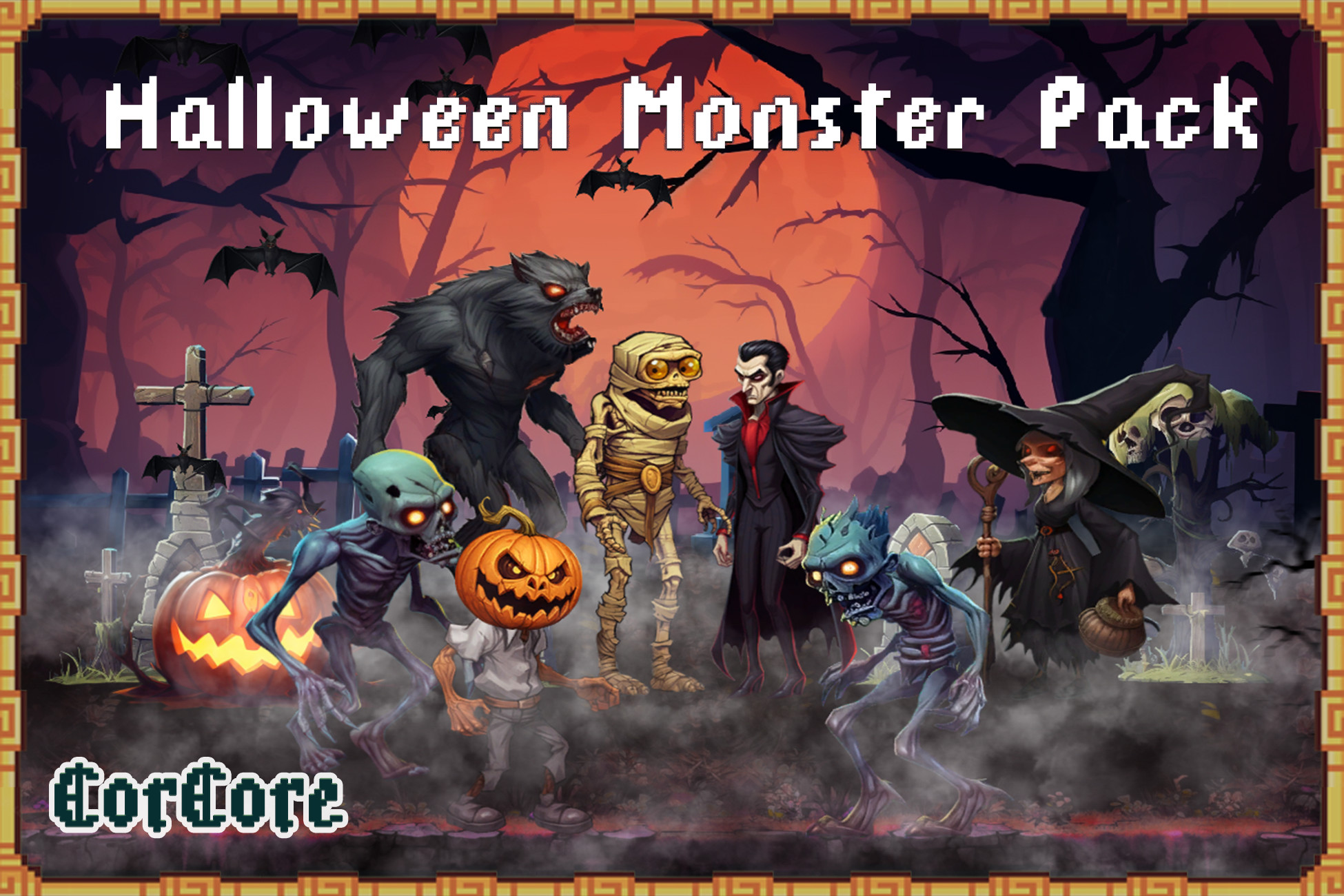 Halloween Monster Pack CorCore | 2D | Unity Asset Store