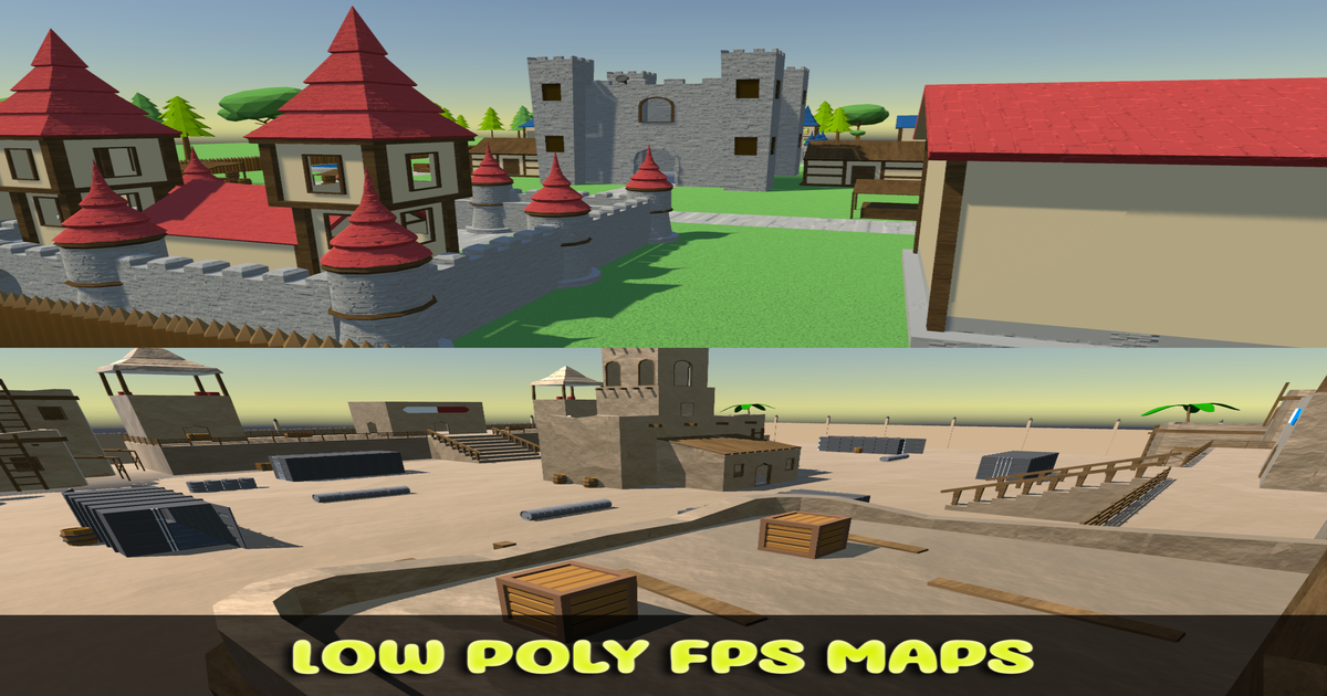 Low Poly Fps Maps | 3D 주변환경 | Unity Asset Store