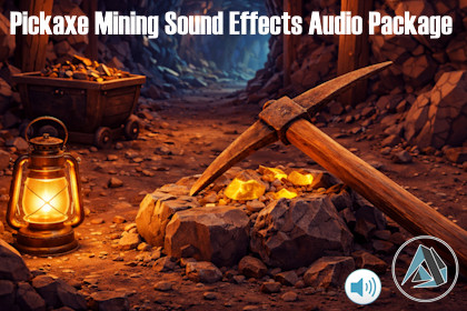 Pickaxe Mining Sound Effects Audio Package