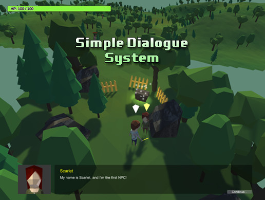 Simple Dialogue | GUI Tools | Unity Asset Store