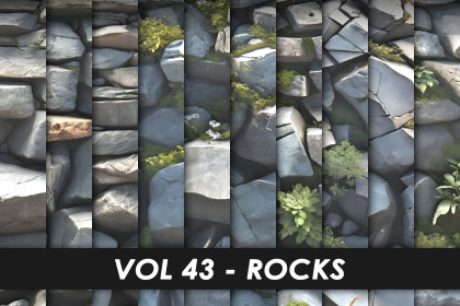 Realistic Textures - Vol 43 - Rocks