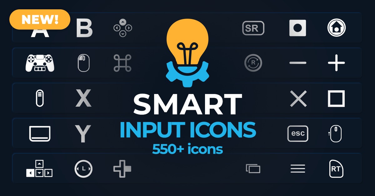 Smart Input Icons | 2D GUI | Unity Asset Store
