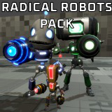 Radical Robots Pack - Customizable Robot TRIPLE PACK