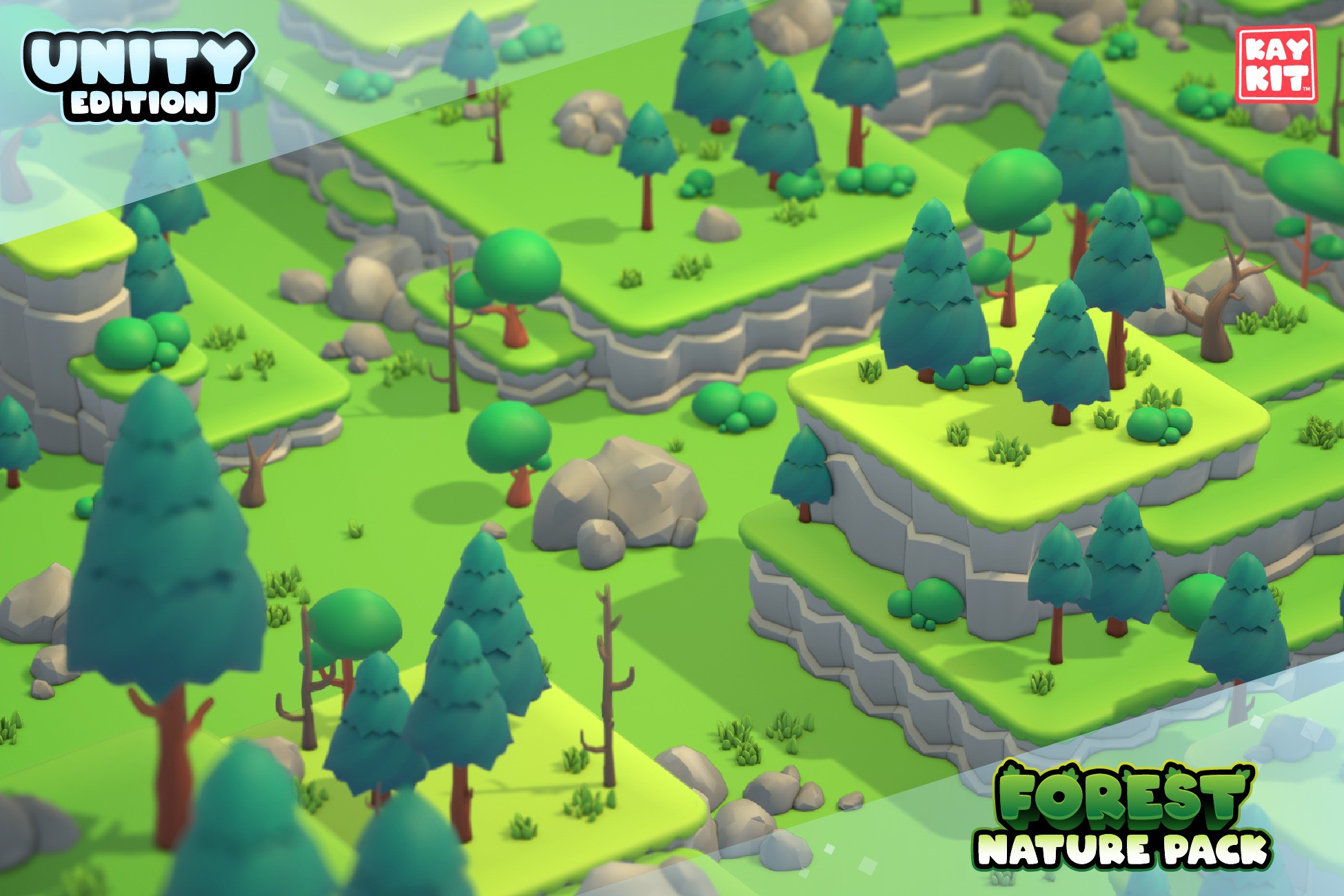 KayKit - Forest Nature Pack (for Unity) | 3D Landscapes | Unity Asset Store