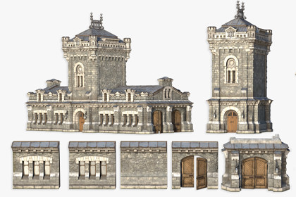 Old Medieval Castle Pack