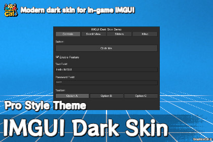 IMGUI Dark Skin – Pro Style Theme