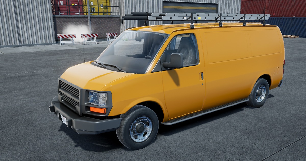 Trackmaster Unity Van Modern utility van | 3D 交通工具 | Unity Asset Store