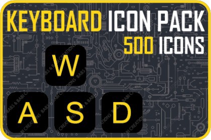 Keyboard Icon Pack - UI Prompts & Button Design