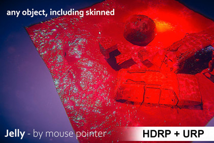 Jelly shader (URP, HDRP)