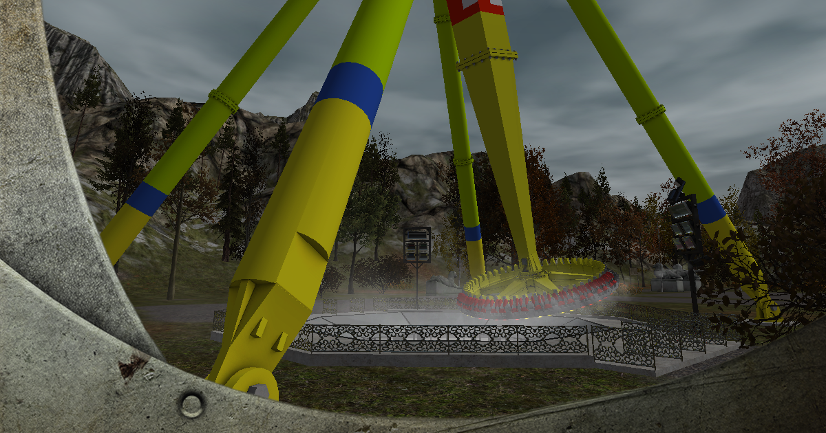 High Detail Fairground Ride 07 - GiantFrisbee | 3D Props | Unity Asset ...