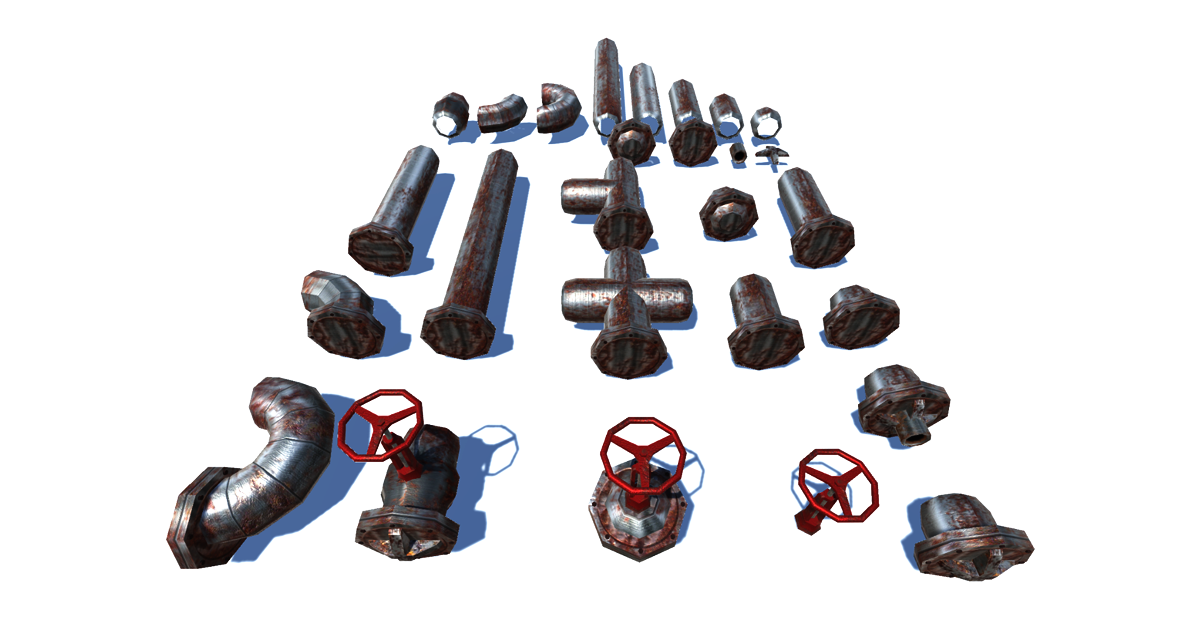 Modular Pipes | 3D Industrial | Unity Asset Store