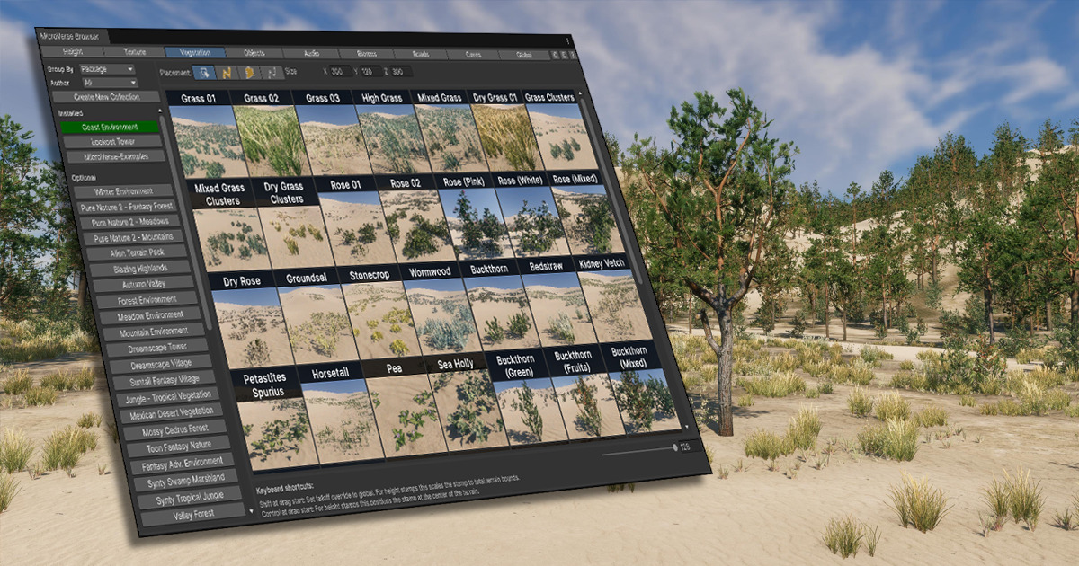 Microverse Unity Biomes and Presets 4 for MicroVerse | Terrain | Unity Asset Store