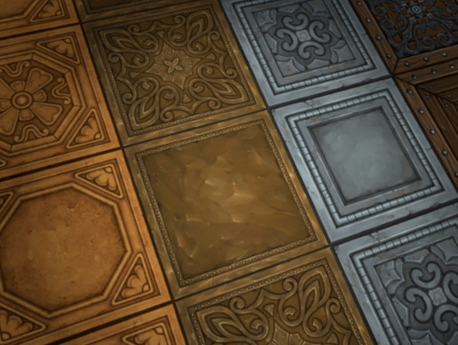 Hand Painted Ornate Panels | 2D Textures & Materials | Unity Asset Store