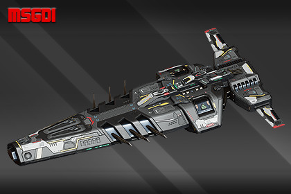 Spaceship Kodiak Battlecruiser