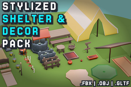 Stylized Shelter & Decor Pack