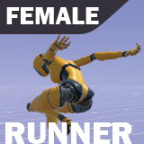 Female Runner Animset - Jumps