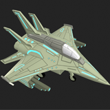 Sci-Fi Stylized Fighter Jet 3D pack