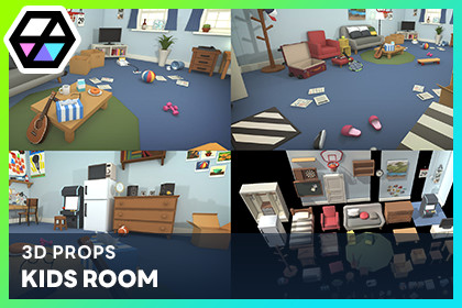 3D Props - Kids Room