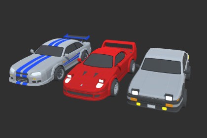 Lowpoly Car Pack