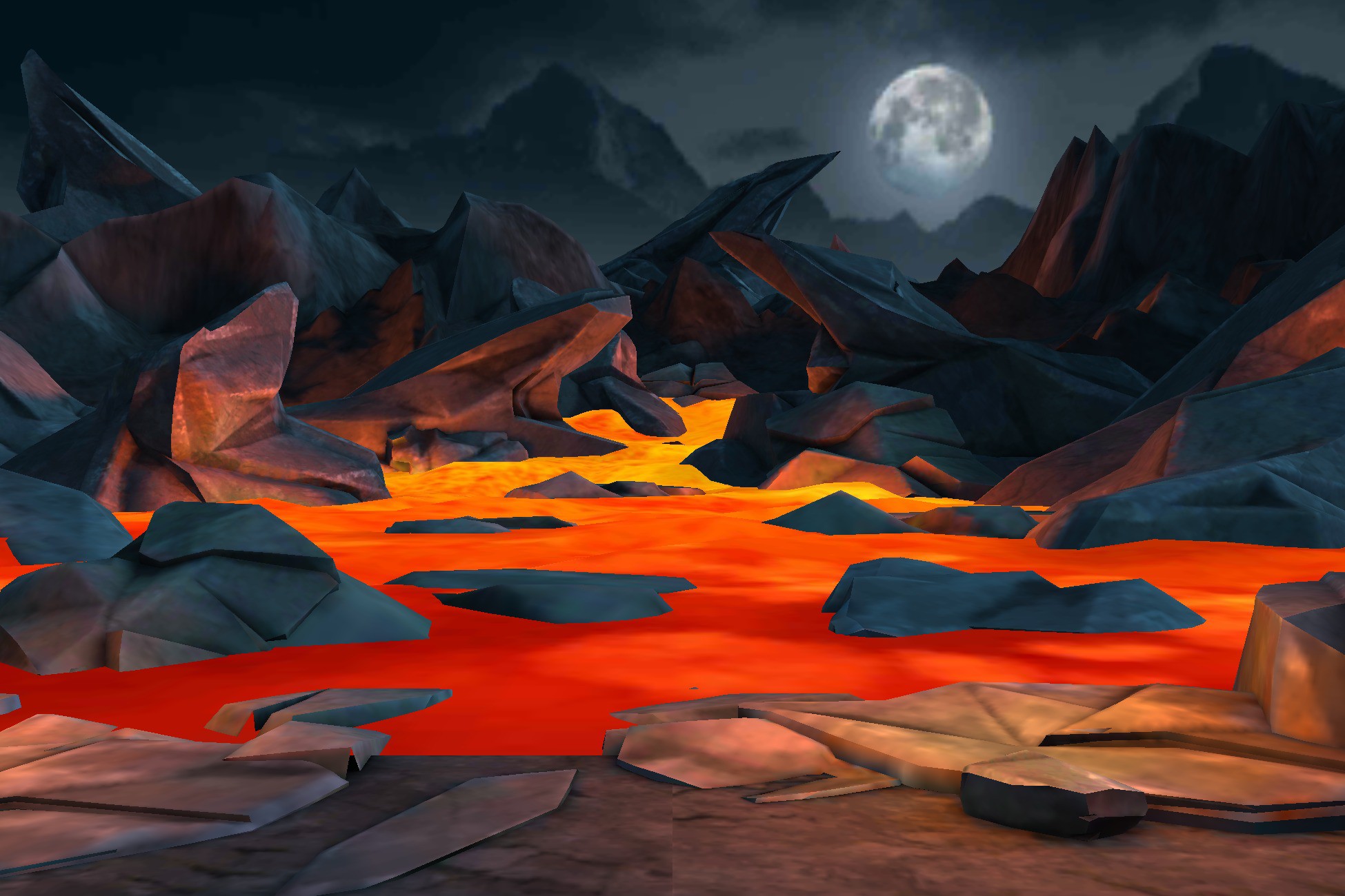 Volcano Fighter Scene | 3D Environments | Unity Asset Store