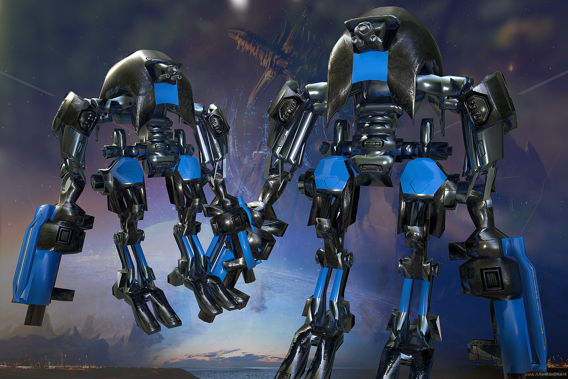 Sci Fi Robot Characters Unity Asset Store