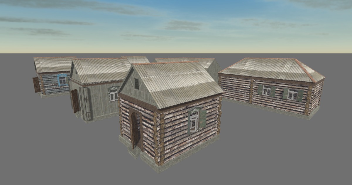 Modular Old Wooden House(Village) | 3D Urban | Unity Asset Store