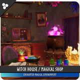 Witch House (Magical House, Magical Shop, Witch Shop, Fantasy Shop)