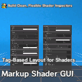 Markup Shader GUI – Tag-Based Layout for Shaders