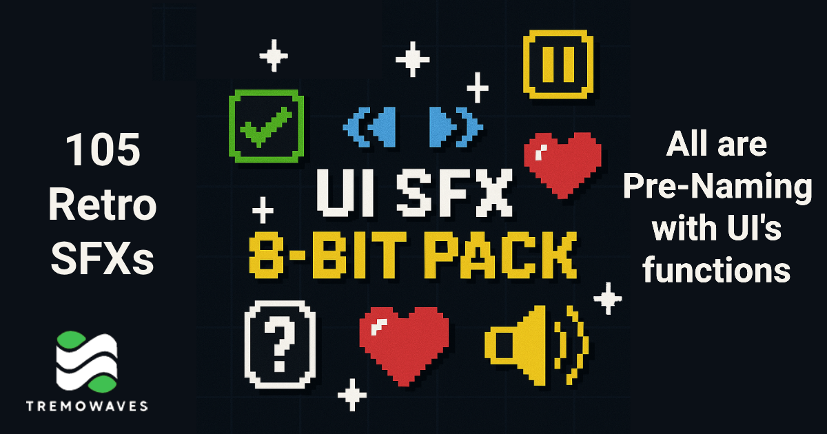 UI Sfx 8-Bit Pack | 音频 音效 | Unity Asset Store