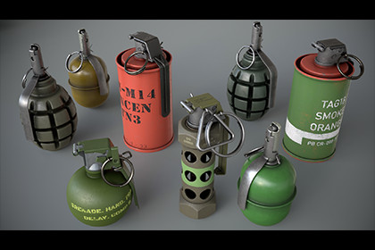 Military Grenades Collection