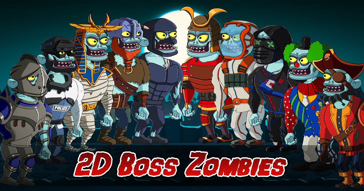 2D Zombies - Bosses | 2D Characters | Unity Asset Store
