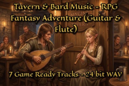 Tavern & Bard Music: RPG Fantasy Adventure (Guitar & Flute)